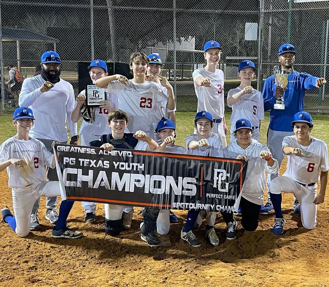 Prospect Baseball championship team on the field